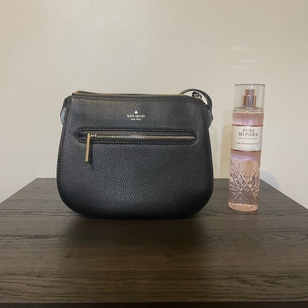 Black Kate Spade Saddle Crossbody